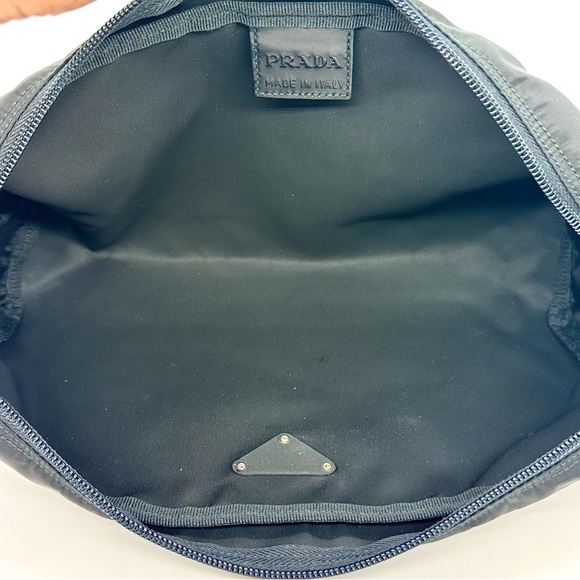 Authentic Prada Nylon Tessuto Clutch Bag /  Cosmetic Pouch Large EUC - Picture 6 of 11